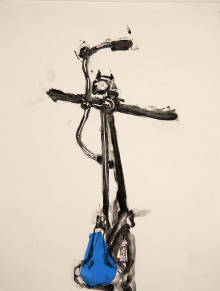  Bernard's Peerless - Aerial View Bicycle Print
