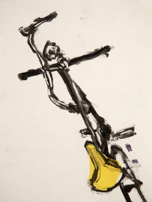  Bernard's Peerless - Aerial View Bicycle Print