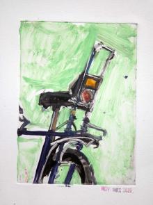  Raleigh Chopper  - Bicycle Art Monoprint