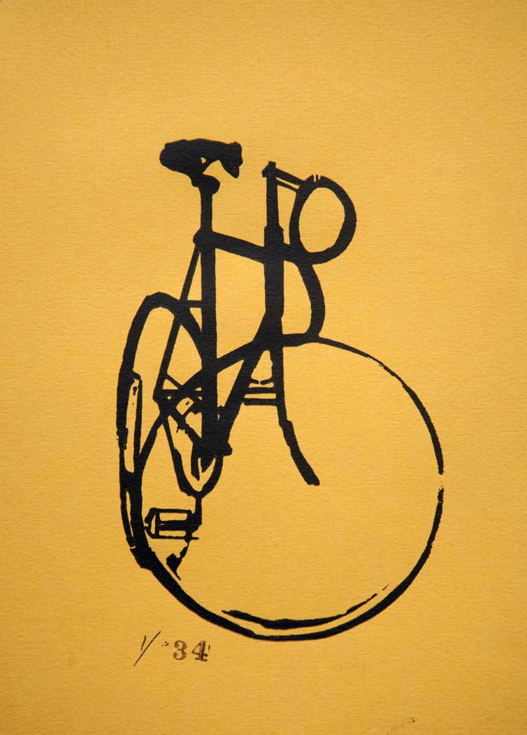 track bike drawing