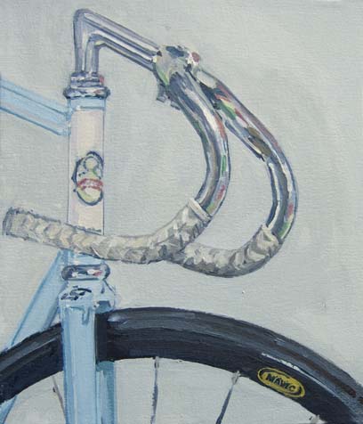Pinarello track bike painting