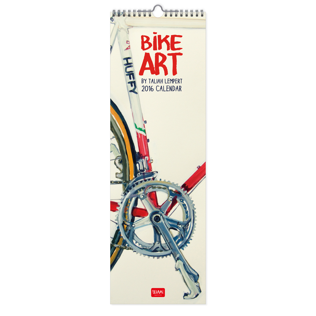 2016 Calendar Bicycle Paintings, Prints and Custom Bike Art Portraits