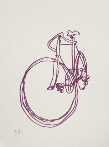 Racycle Bike Art Print