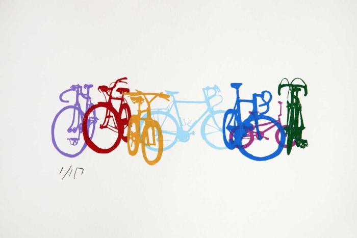 bicycle art print 