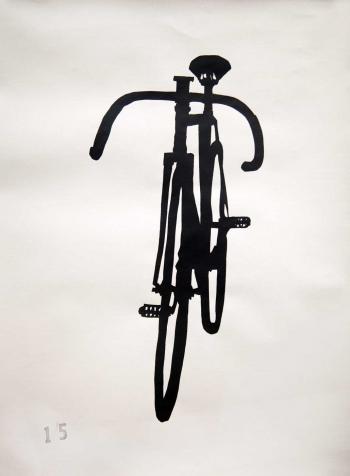Schwinn Paramount Track Bike Art Poster