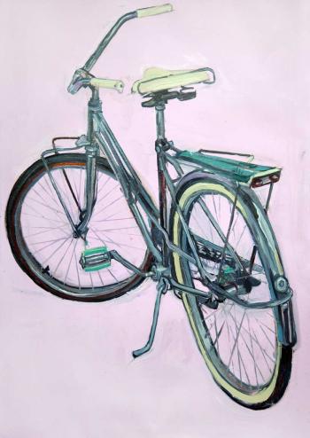 Spaceliner Bike Art Painting
