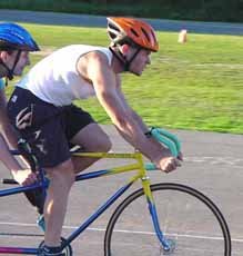 Track Tandem Rear View