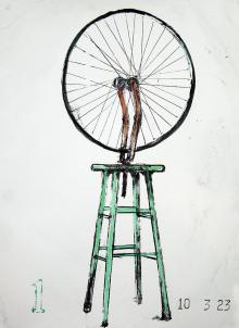 After Duchamp Bicycle Wheel