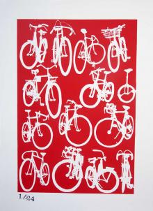 Bicycle Chart Red