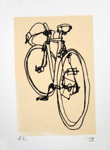 Bike Art Follis Scribble Print