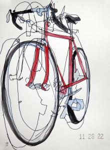 Motobecane Bike Sketch
