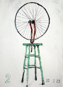 After Duchamp Bicycle Wheel