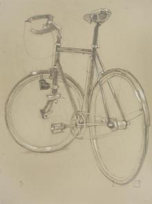 Sheldon Brown's Gunnar Street Dog  Left Drive, 3-speed, Fixed-gear Bicycle