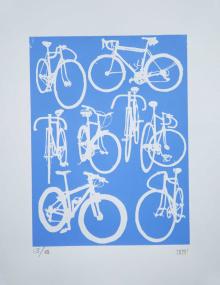 bicycle chart print