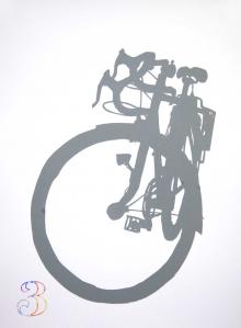 Rivendell Bleroit Bike Art Paper Cut