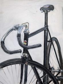 Cinelli Track Bike Painting