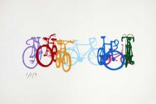 bicycle art print 