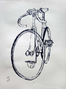 Frejus Track Charcoal Drawing Print