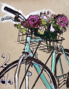 Bianchi with flowers