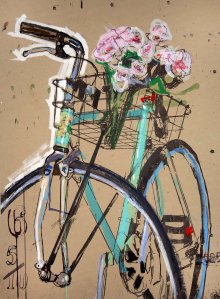 Bianchi with Roses on Stonehenge Kraft