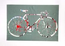 Road Bike Bicycle Cycling Wall Print Art