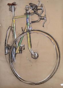 Atala Vintage Road Bike Art