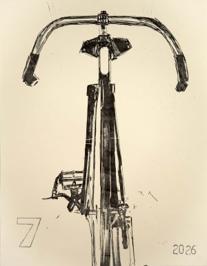Drysdale Track Bike Kitchen Litho 