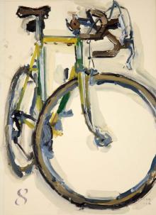 Atala Vintage Road Bike Art