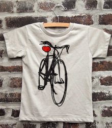 Bike with heart shaped seat