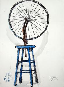 After Duchamp Bicycle Wheel